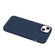 iPhone 14 Solid Color Frosted Silicone Phone Case - Navy Blue
