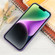 iPhone 14 Gradient Silicone Shockproof Magsafe Phone Case with Lens Film - Grey Purple