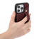 iPhone 14 ABEEL Litchi Texture Card Bag PU Phone Case - Purple