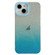 iPhone 14 Double Sided IMD Gradient Glitter PC Phone Case - Blue