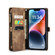 iPhone 14 CaseMe 008 Detachable Multifunctional Leather Phone Case - Brown