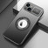 iPhone 14 MagSafe Magnetic Skin Feel PC Phone Case - Black