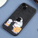 iPhone 14 Astronaut Pattern Frosted TPU Phone Case - Black