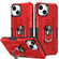 iPhone 14 Ring Holder Armor Hybrid Phone Case  - Red