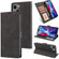 iPhone 14 Fantasy Classic Skin-feel Calfskin Texture Leather Case - Black