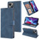 iPhone 14 Fantasy Classic Skin-feel Calfskin Texture Leather Case - Blue