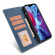 iPhone 14 Fantasy Classic Skin-feel Calfskin Texture Leather Case - Blue