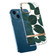 iPhone 14 Translucent Electroplating Flower Phone Case  - Banana Leaf