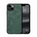 iPhone 14 Skin Feel Magnetic Leather Back Phone Case - Green