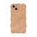 iPhone 14 Gloss Oil Wave BubblesTPU Phone Case - Milky Brown