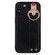 iPhone 14 Wristband Leather Back Phone Case - Black iPhone 14 Wristband Leather Back Phone Case - Black