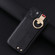 iPhone 14 Wristband Leather Back Phone Case - Black iPhone 14 Wristband Leather Back Phone Case - Black