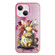 iPhone 14 Animal Pattern PC Phone Case - Rabbit