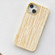 iPhone 14 Retro Wood Texture Shockproof Phone Case - White