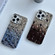 iPhone 14 Electroplating Honeycomb Edged TPU Gradient Phone Case - Blue iPhone 14 Electroplating Honeycomb Edged TPU Gradient Phone Case - Blue