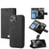 iPhone 14 Magnetic Detachable Leather Phone Case  - Black
