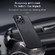 iPhone 14 SULADA Carbon Fiber Textured Shockproof Metal + TPU Frame Case - Dark Green
