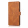 iPhone 14 Retro Magnetic Closing Clasp Leather Case  - Brown