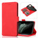 iPhone 14 Retro Magnetic Closing Clasp Leather Case  - Red