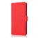 iPhone 14 Retro Magnetic Closing Clasp Leather Case  - Red