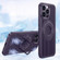 iPhone 14 Cooling MagSafe Magnetic Ring Holder Phone Case - Purple