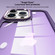 iPhone 14 Carbon Fiber Transparent Back Panel Phone Case - Black + Transparent Black