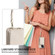 iPhone 14 Crossbody Lanyard Zipper Wallet Leather Phone Case - Beige
