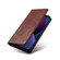 iPhone 14 Calf Texture Magnetic Flip Leather Phone Case  - Brown