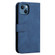 iPhone 14 Skin Feel Life Tree Leather Case  - Blue