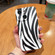 iPhone 14 Frosted TPU Phone Case - Zebra Texture