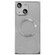 iPhone 14 Square Gradient Magsafe Electroplating TPU Phone Case - Silver
