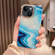 iPhone 14 Colorful Crystal Ripple TPU Phone Case - Blue