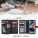 iPhone 14 Zipper Wallet Detachable MagSafe Leather Phone Case - Black