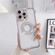 iPhone 14 Electroplated Diamond Phone Case - Rose Gold
