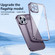 iPhone 14 SULADA The Glad Eye Series Plating TPU Shockproof Protective Case - Green