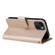 iPhone 14 Multifunctional Horizontal Flip Leather Case with Three Card Slot  - Tyrant Gold