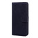 iPhone 14 Skin Feel Pure Color Flip Leather Phone Case - Black
