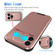 iPhone 14 Sliding Camera Cover Design PC + TPU Phone Case - Rose Gold