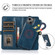 iPhone 14 Strong Magnetic Detachable Leather Case  - Blue