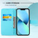 iPhone 14 3D Painting Horizontal Flip Leather Phone Case  - Dream Wind Chimes