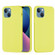 iPhone 14 Solid Color Silicone Phone Case  - Lemon Yellow