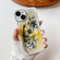 iPhone 14 Oil Painting Electroplating TPU Phone Case - White
