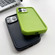 iPhone 14 Shockproof Frame Frosted TPU Phone Case - Green