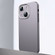 iPhone 14 Frosted Metal Material Phone Case with Lens Protection - Grey