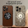 iPhone 14 SULADA Microfiber Leather MagSafe Magnetic Phone Case - Black