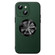 iPhone 14 SULADA Microfiber Leather MagSafe Magnetic Phone Case - Green