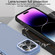 iPhone 14 All-inclusive TPU Edge Acrylic Back Phone Case - Navy Blue
