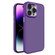 iPhone 14 All-inclusive TPU Edge Acrylic Back Phone Case - Deep Purple