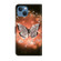 iPhone 13 / 14 Crystal 3D Shockproof Protective Leather Phone Case - Crystal Butterfly