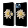 iPhone 13 / 14 Crystal 3D Shockproof Protective Leather Phone Case - White Flower iPhone 13 / 14 Crystal 3D Shockproof Protective Leather Phone Case - White Flower